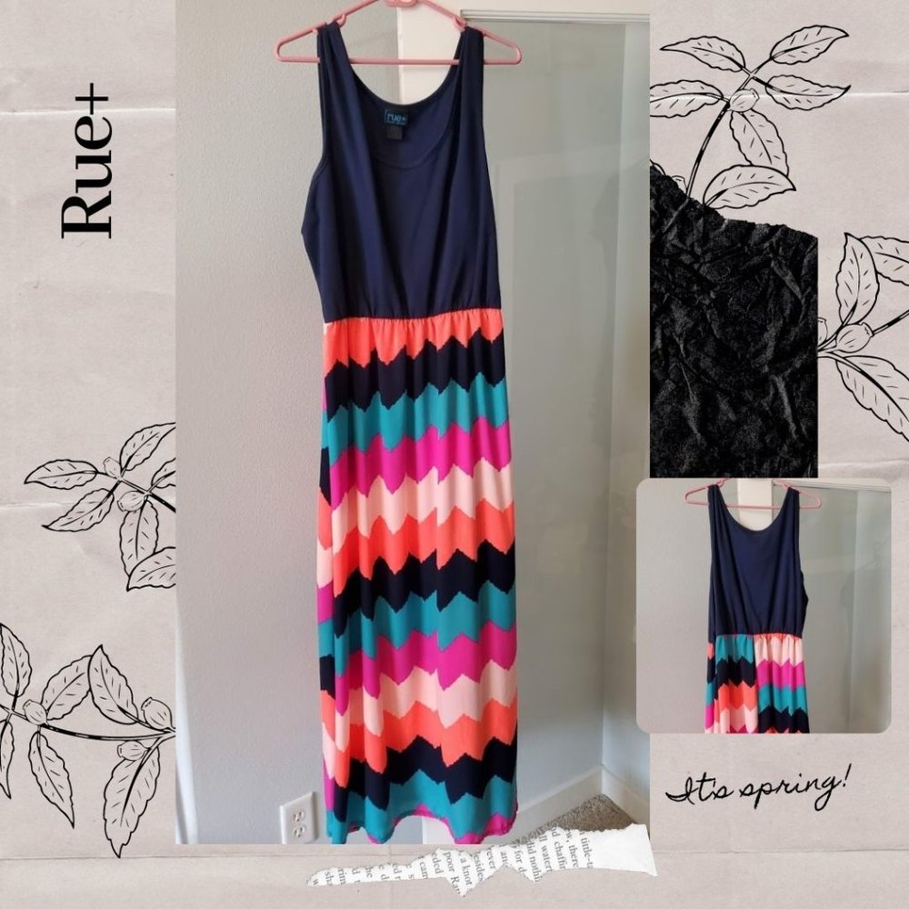 Plus-Size Maxi Sundress (2X)**